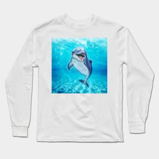 Smiling dolphin Long Sleeve T-Shirt